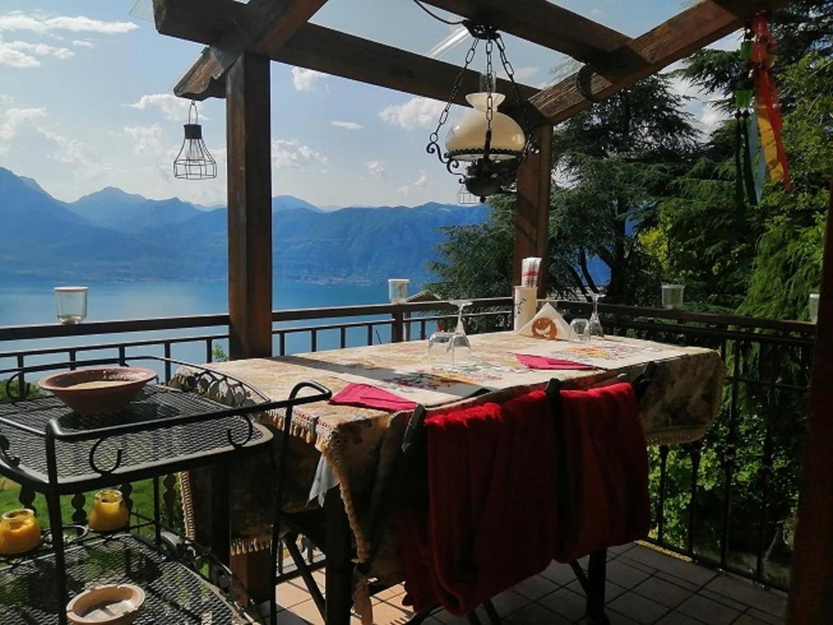 Beb Da Paolo Con Vista Lago San Zeno di Montagna Dış mekan fotoğraf