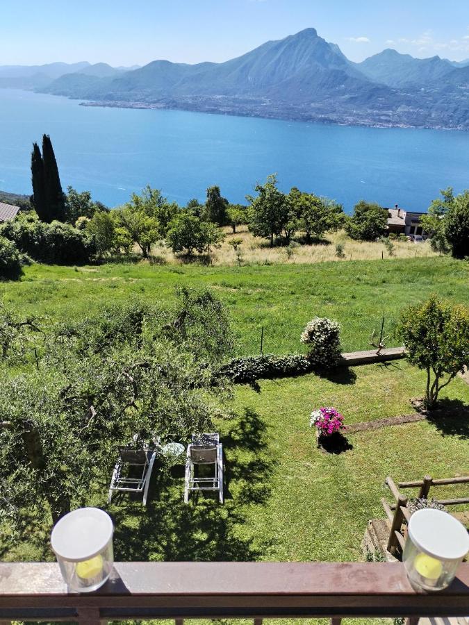Beb Da Paolo Con Vista Lago San Zeno di Montagna Dış mekan fotoğraf